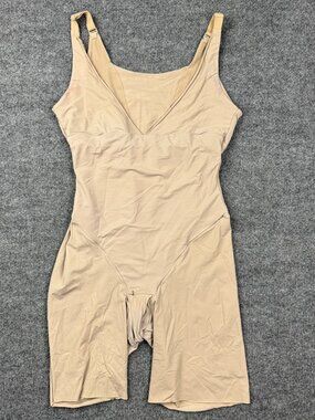 Maidenform Women's Full Body Shaper Shapewear Bodysuit Nude Size Large - AS IS